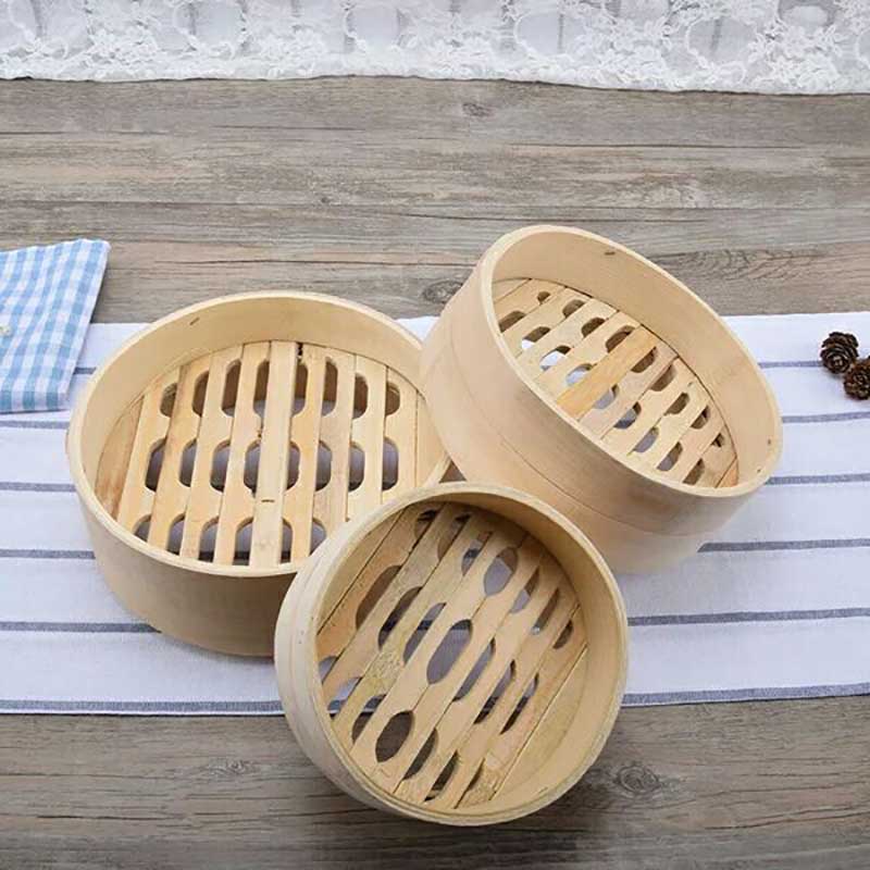 Bamboo Steamer Basket, Steamin - Steamer Bamboo Set recension och pris