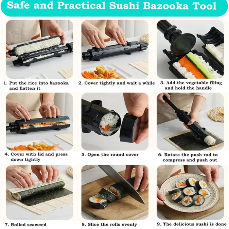 Sushi Making Kit,Bamboo Sushi  - Sushi Mat Bamboo recension och pris