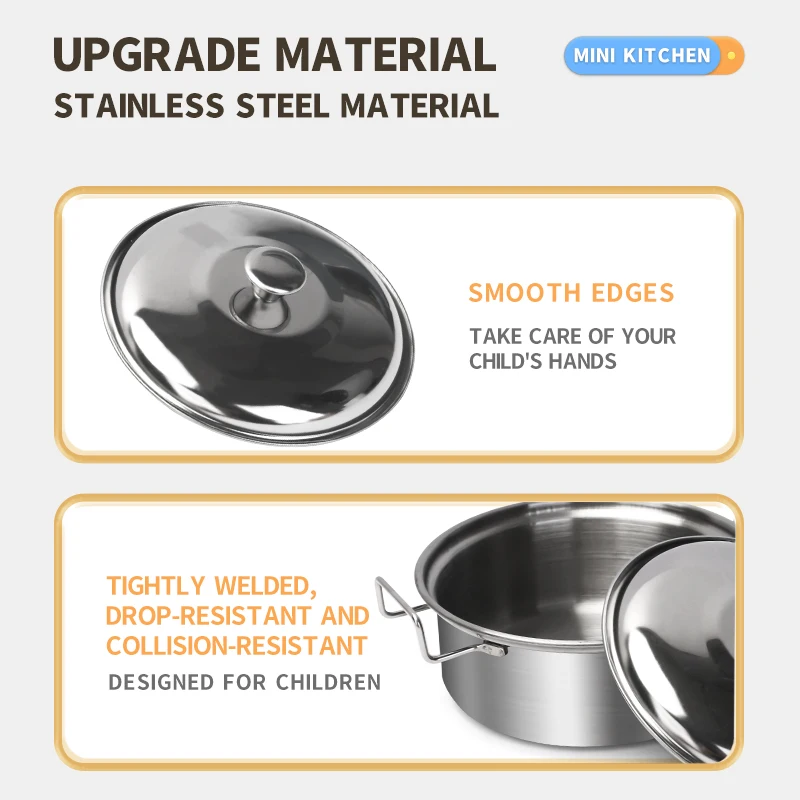 Stainless Steel Kids Kitchen T - Paella Pan Steel recension och pris