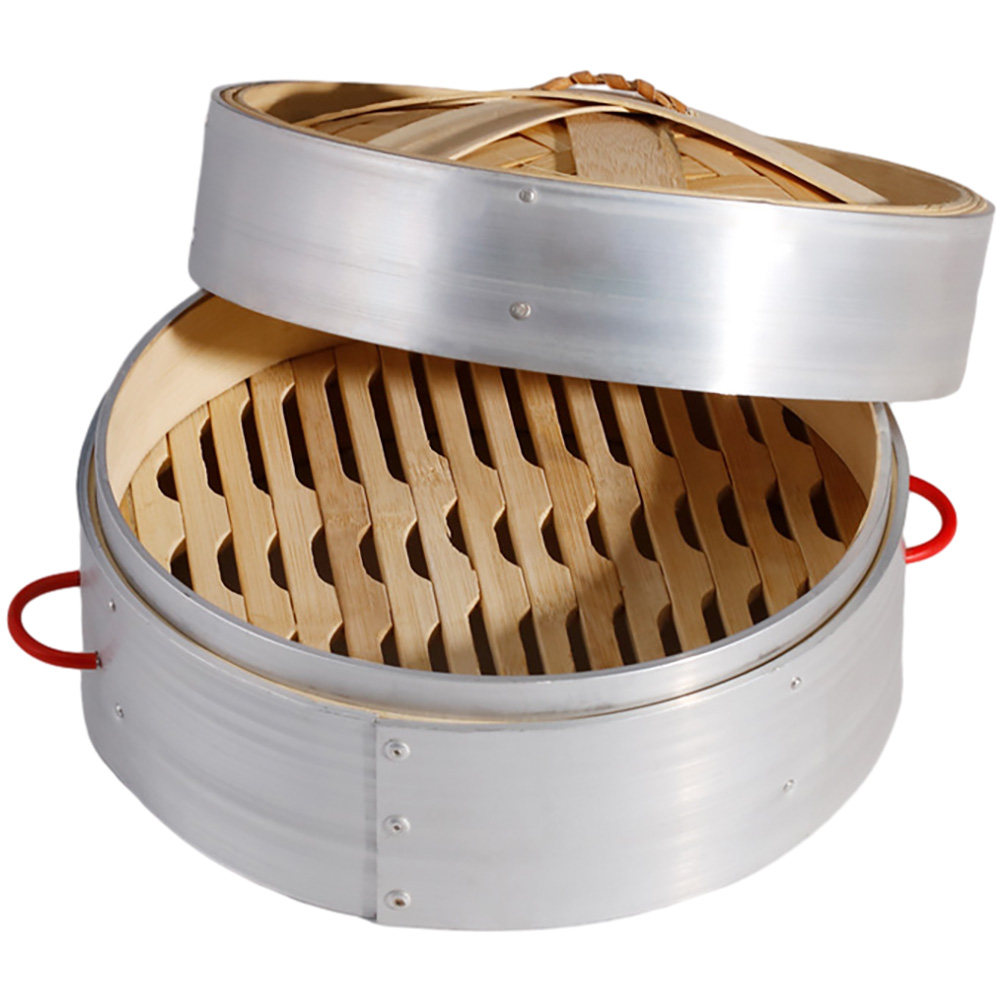 1Set Bamboo Steamer Basket Set - Steamer Bamboo Set recension och pris