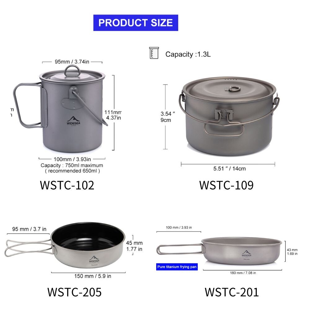 Widesea Camping Tableware Tita - Paella Pan Steel recension och pris