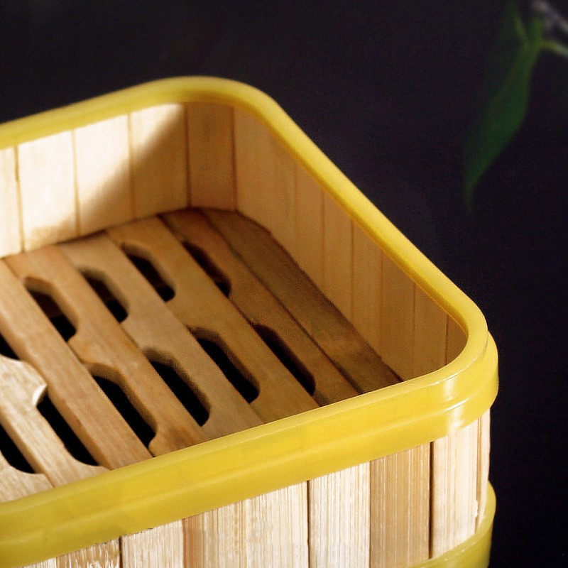 Bamboo Square Steaming Basket, - Steamer Bamboo Set recension och pris