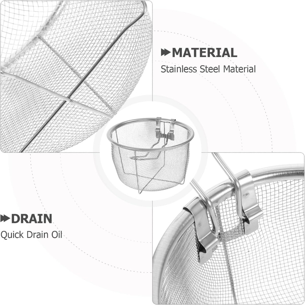 Round Fry Basket with Folding  - Home Cooking In French recension och pris