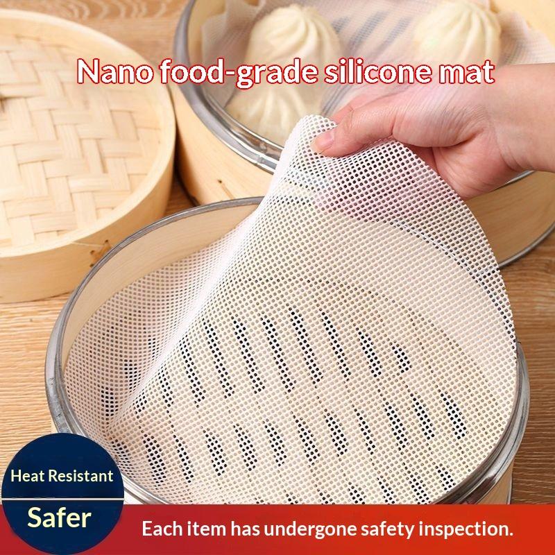 5pcs/set Reusable Silicone Non - Steamer Bamboo Set recension och pris