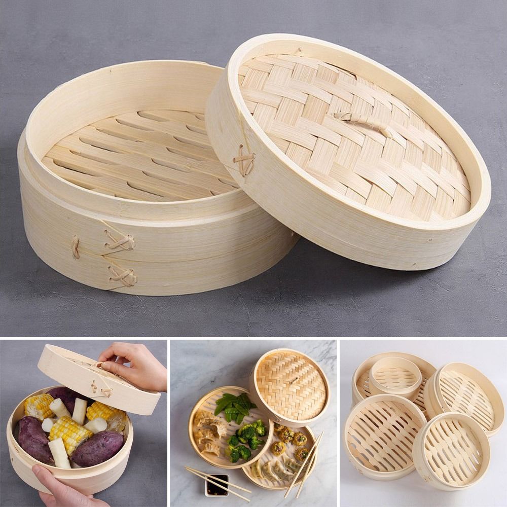 Chinese Steamer Bamboo Steamer - Steamer Bamboo Set recension och pris