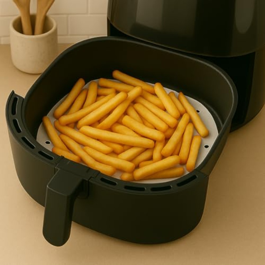 Air Fryer Parchment Paper, Set - Steamer Bamboo Set recension och pris