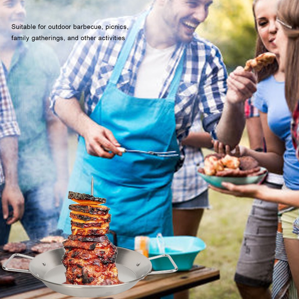 Stainless Steel Vertical Skewe - Paella Pan Steel recension och pris