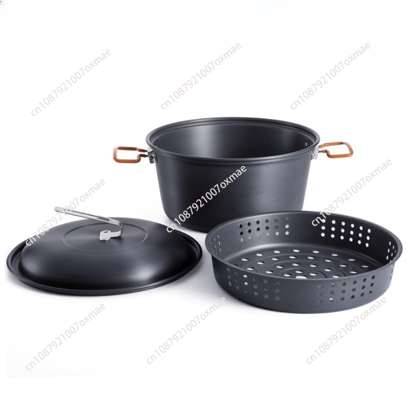 Outdoor set pot camping cookin - Steamer Bamboo Set recension och pris