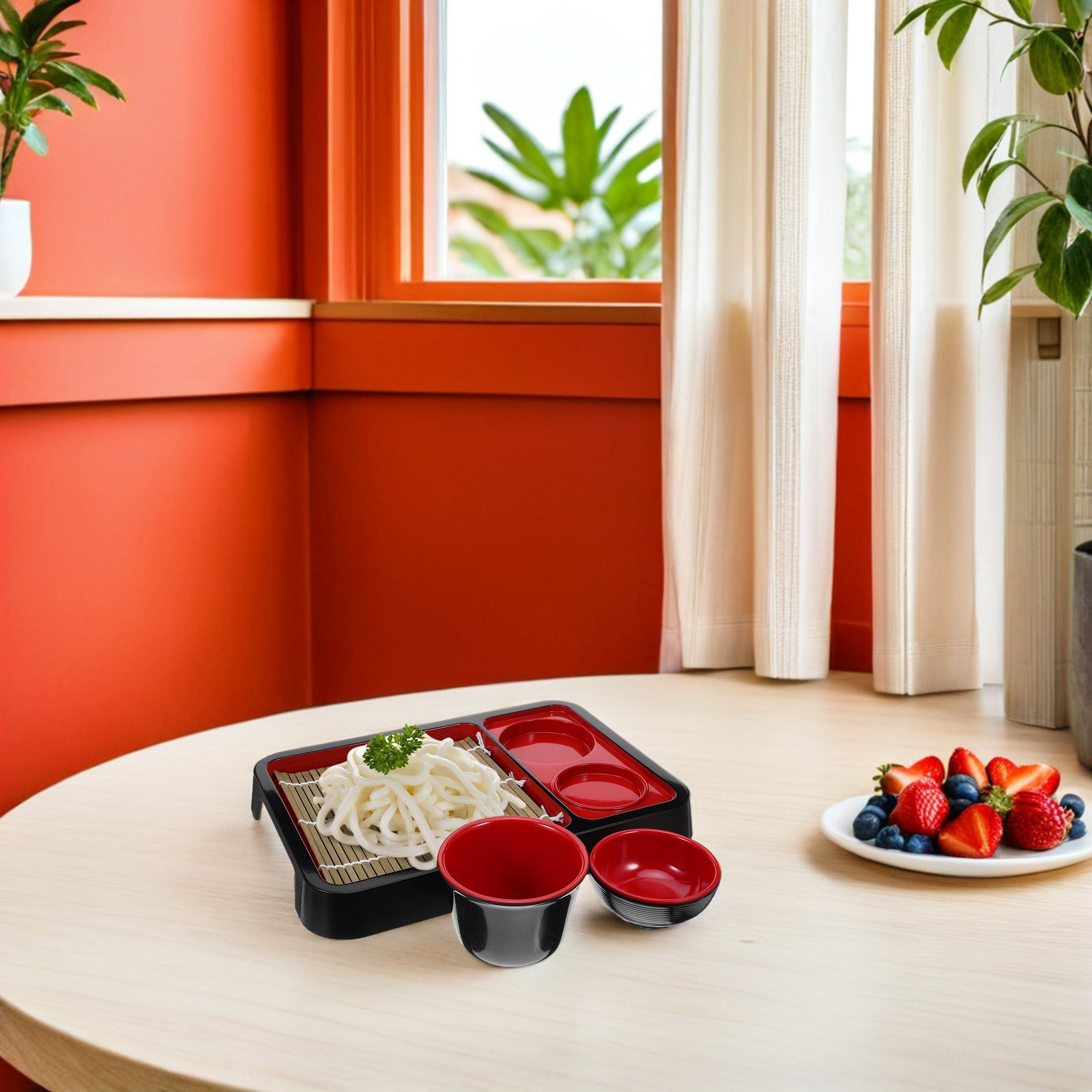 Cold Noodle Dish Soba Udon Foo - Sushi Mat Bamboo recension och pris