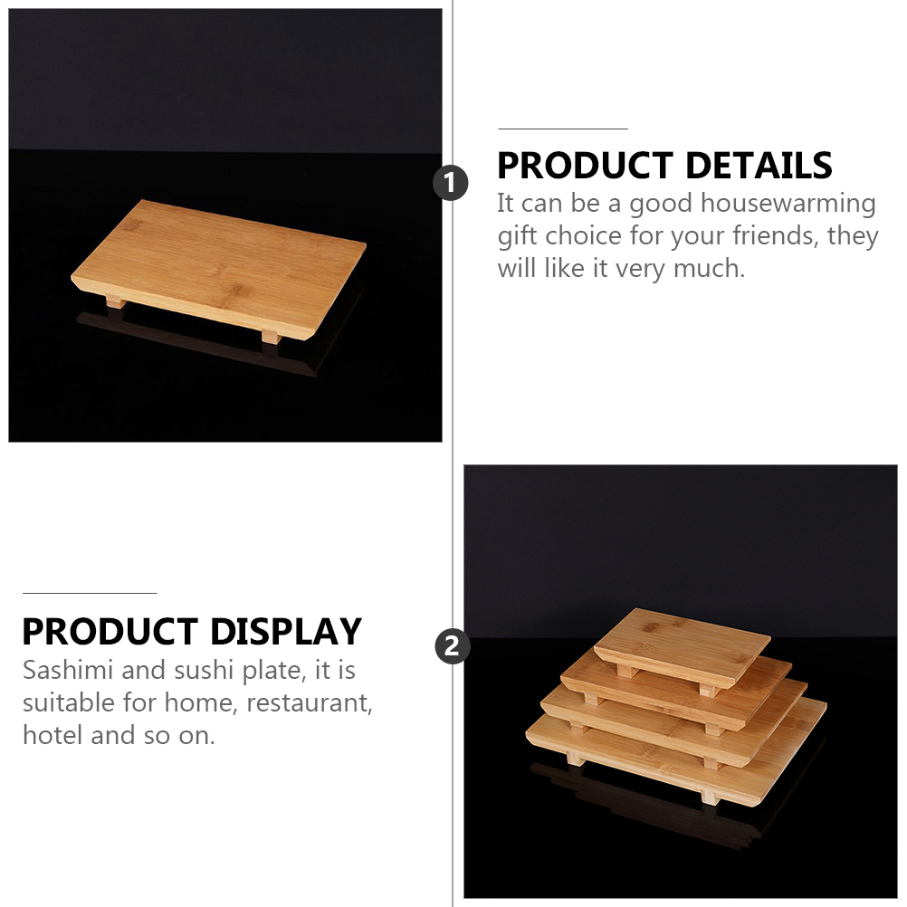 Sushi Tray Serving Plate Sashi - Sushi Mat Bamboo recension och pris