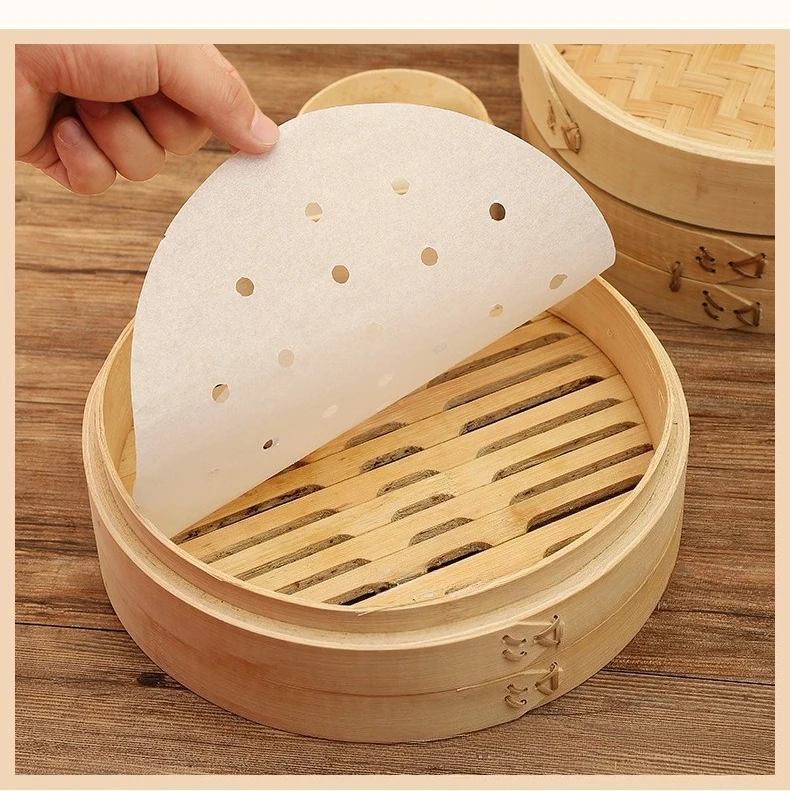 100Pcs Food Grade Disposable S - Steamer Bamboo Set recension och pris