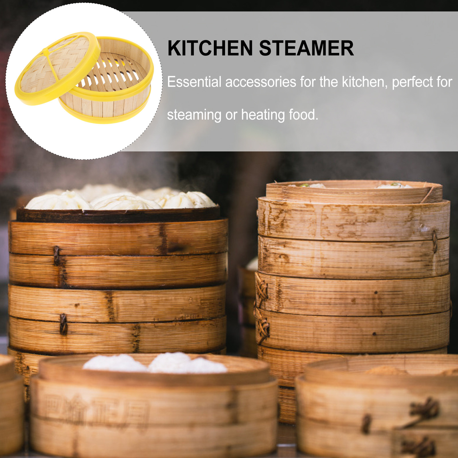 Bamboo Steamer Set Eco Friendl - Steamer Bamboo Set recension och pris