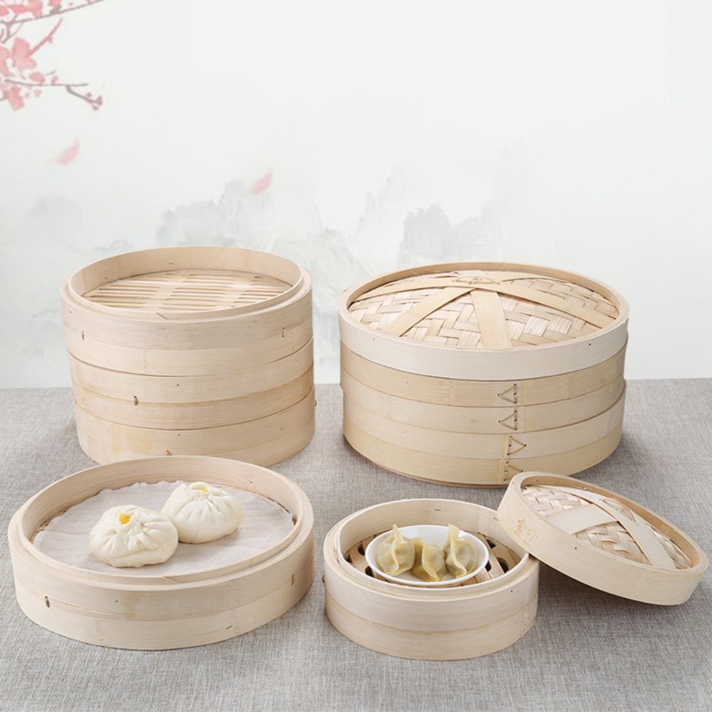 Anti-scald Steaming With Lid K - Steamer Bamboo Set recension och pris
