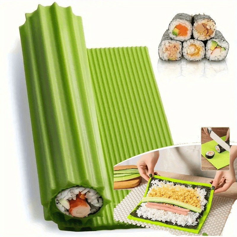 1pc High Quality Silicone Sush - Sushi Mat Bamboo recension och pris